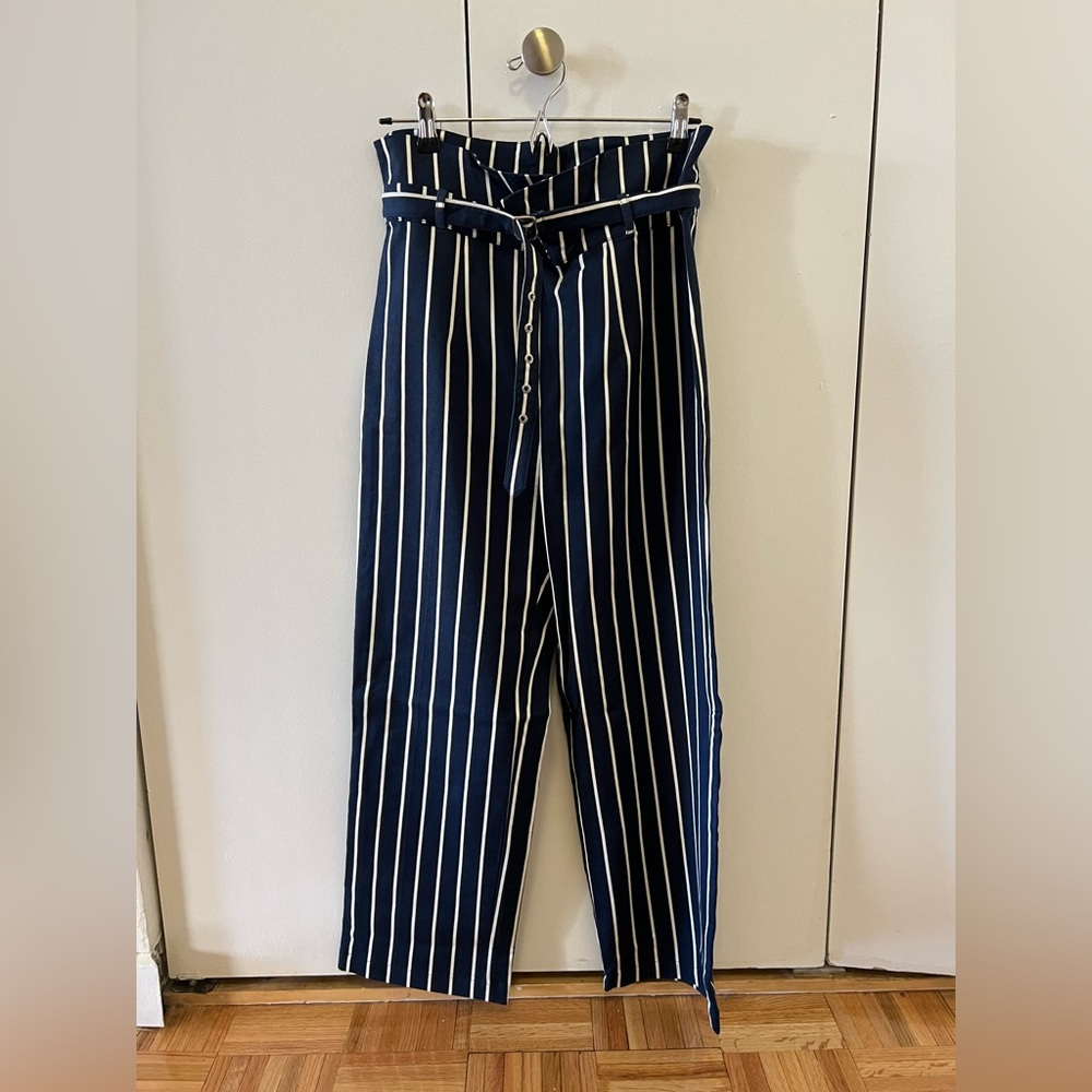 Reformation Bryant High Rise Striped Pants